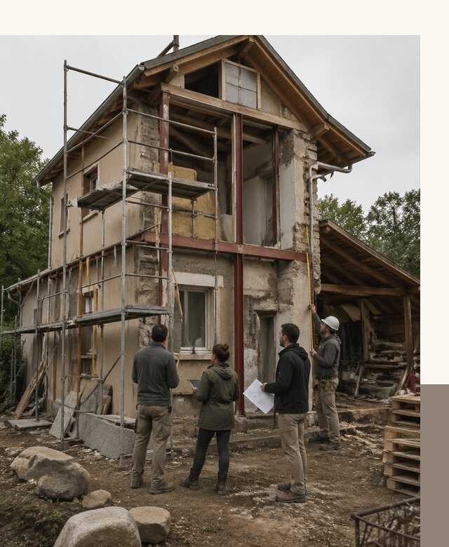 Реконструкция загородного дома под ключ в Камне-на-Оби от бюро
